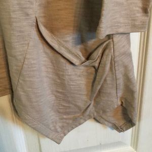 LOGO by Lori Goldstein Tops - Beige Tunic by Logo LOGO by Lori Goldstein Tops - Beige Tunic by Logo